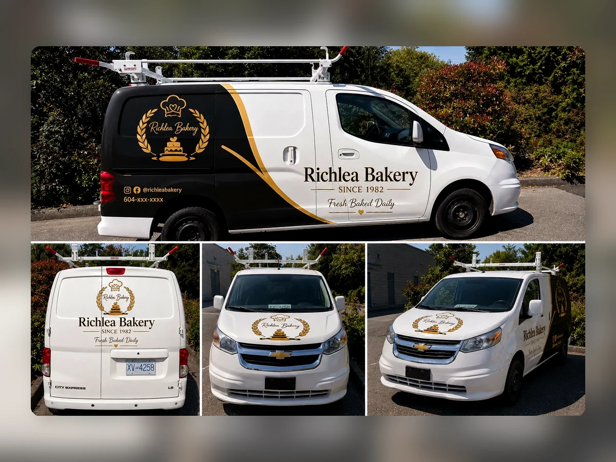 Richlea Bakery delivery van by Richlea Bakery