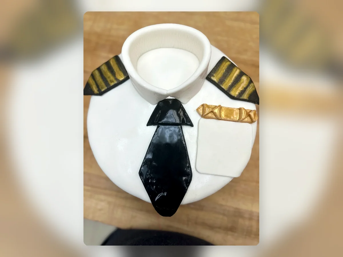 Uniform shirt themed cake by Richlea Bakery
