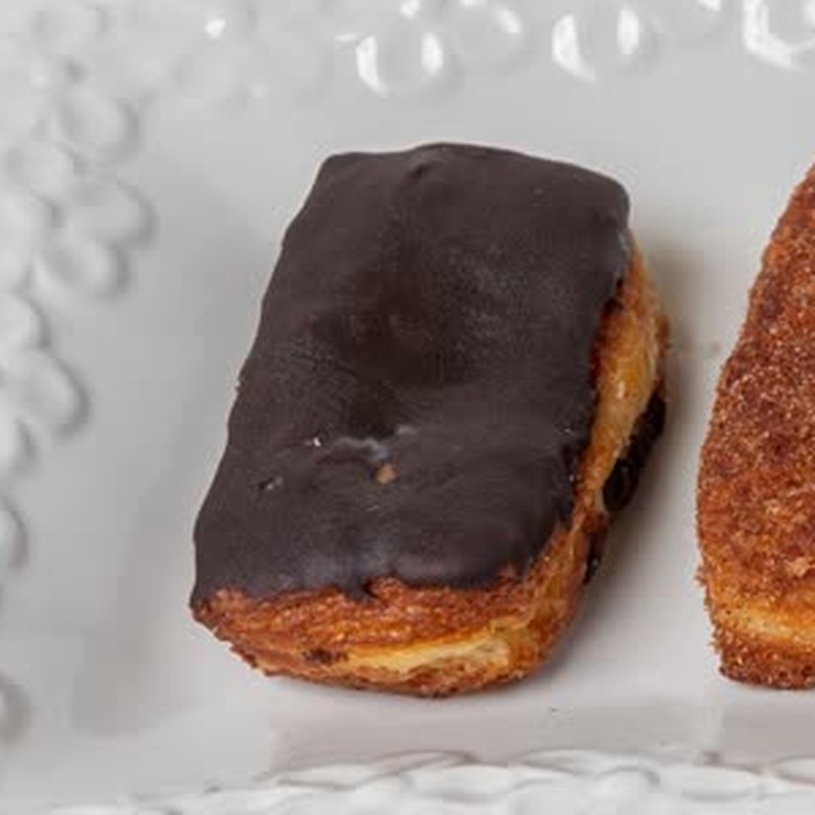 Chocolate topped cronut