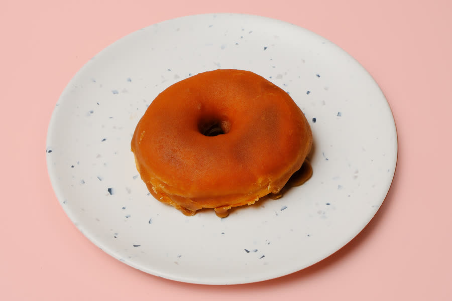 Maple glazed ring donut