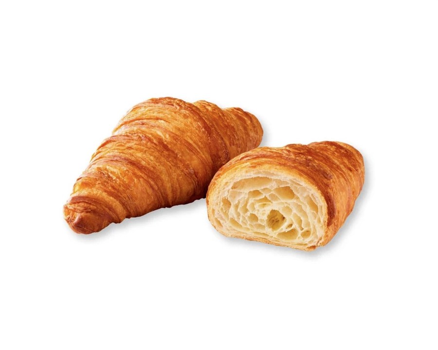 Richlea Bakery butter croissants with flaky laminated layers